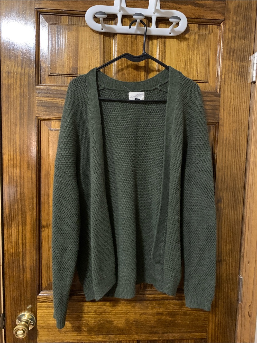 Olive Green Women’s Sweater Cardigan
